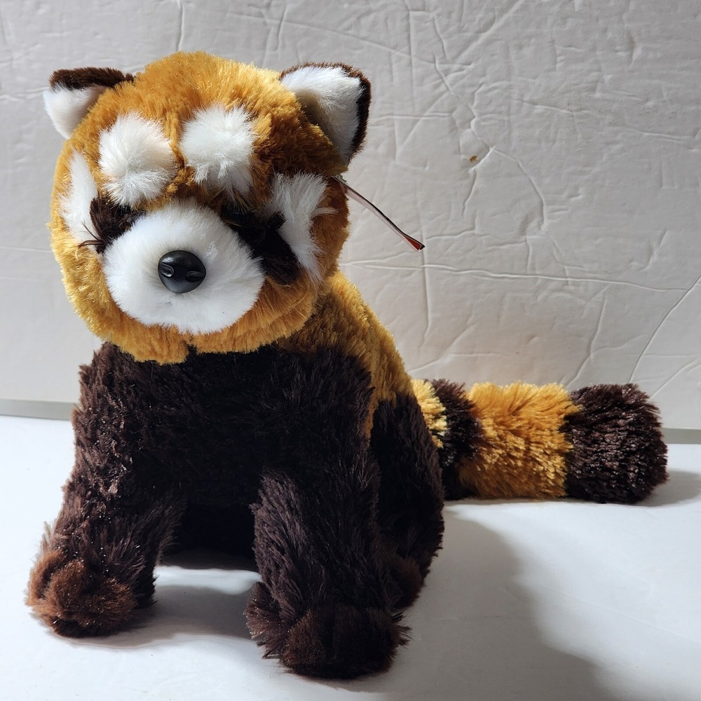 Aurora Lesser Panda Black Red White Plush 2018 #31156 Realistic Stuffed Toy 10"